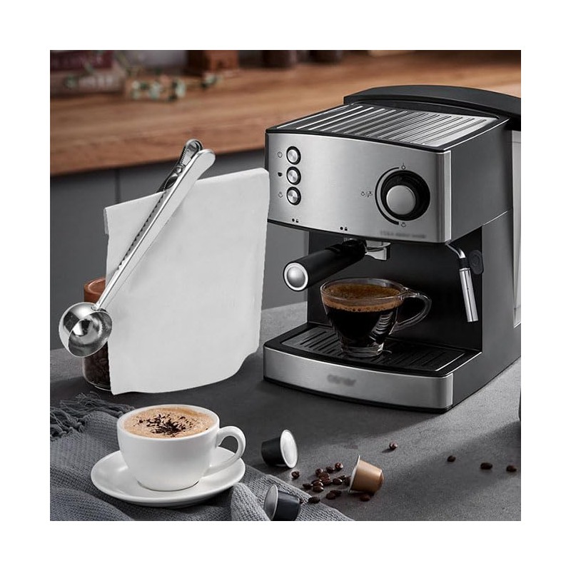 CHENGZI Stainless Steel Multifunctional Measuring Spoon Sealing Clip