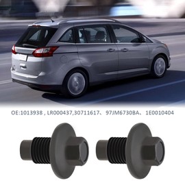 eMagTech 2 Pieces Oil Pan Plug with Washer 1013938 97JM6730BA 30711617 4594914 1005593 Compatible with Ford C-Max 2007-2013 Cougar 1998-2001 Oil Drain Plug