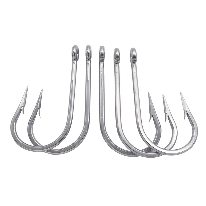 ANNIBBY Big Game Circle Hooks Extra Strong Tuna、Alligator、Shark Hooks Large