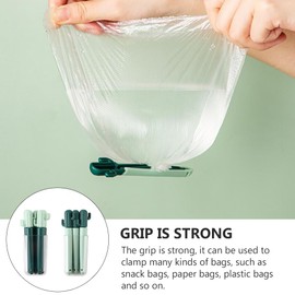 Cabilock 14Pcs Snack Sealing Clips Cactus Shape Bag Sealers for Food Storage Reusable Food Bag Clamps for Kitchen Organization 4.68 X 1.10 X 0.39 Inch