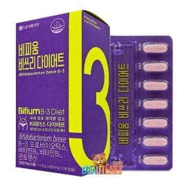 Living Garden Bifium B3 Diet Bifidus B3 Lactobacillus 28 Capsules x4 / 생활정원 비피움 비쓰리 다이어트 비피더스B3 유산균 28캡슐 x4