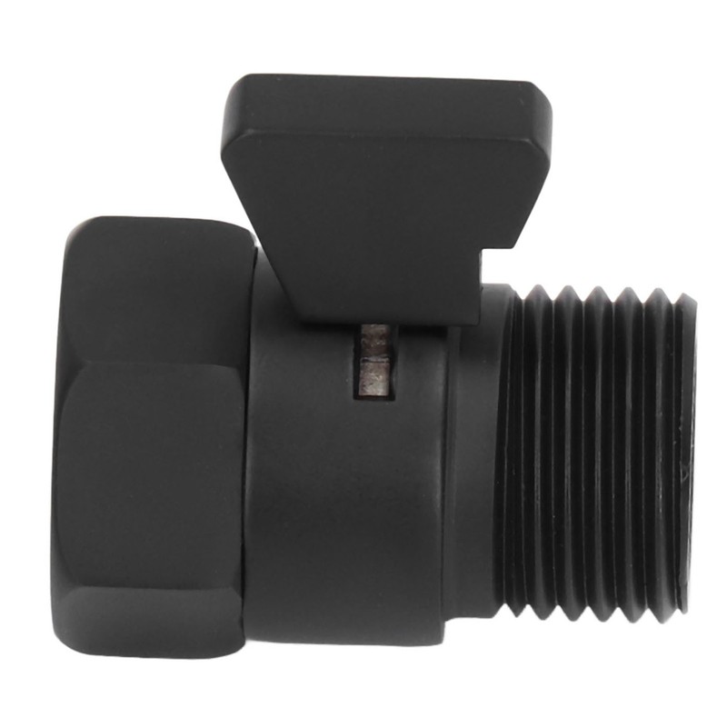 G1/2 Shut Off Valve Brass Water Control Valve Black Shower