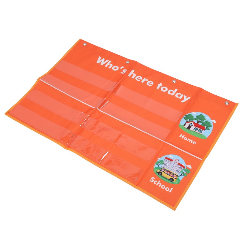 Attendance Pocket Chart with Large Cards Daily Schedule Classroom Management