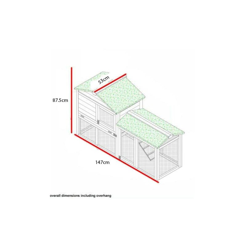 BUNNY BUSINESS Rabbit Hutch Covers over 20 Types Rabbit Hutches