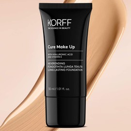 Korff Cream Foundation Matte Effect Long Lasting Medium Cover - High Anti-Ageing Formula with Hyaluronic Acid 03
