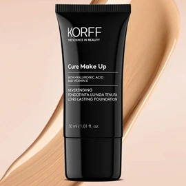 Korff Cream Foundation Matte Effect Long Lasting Medium Cover - High Anti-Ageing Formula with Hyaluronic Acid 03