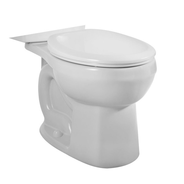 American Standard 3708216.020 H2Option Round Front Toilet Bowl, White