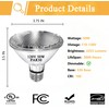 Lachesan Par30 Short Neck Halogen Flood Light Bulbs, 50W120V 2700K