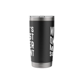 Master Sergeant Sarcastic World's Okayest MSgt Master Sgt Stainless Steel Insulated Tumbler