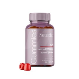 FARMASi Nutriplus Dietary Supplement, Jelly Vitamins, 60 pcs - Multivitamin Support, Boosts Immunity, Promotes Wellness, Daily Supplement, Minerals, Healthy Growth (1 Count, Apple)