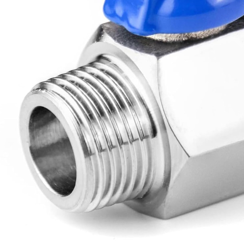 Tiardey Mini Ball Valve Stainless Steel Mini Ball Valve PN63