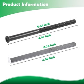 Thick Door Kit for Schlage B60 Series 2.25-4 in extension kit, Thick Door Replacement Kit Black 3-Pack