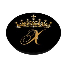 Initial Letter X Crown Queen Princess Royal - Crown X