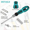 8 in 1 Screwdriver Set 1/4" Magnetic Screwdriver with 4