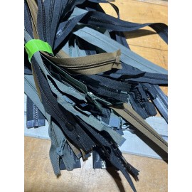 YKK Lot of Mixed YKK & IDEAL Military Zippers– Asst Colors & Lengths 10-pk-100pk USA - 25