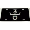 Diamond Etched Products Custom Cattle Ranch Brand Car Tag Diamond