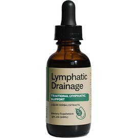Lymphatic Drainage Drops, 2000mg Herbal Blend with Elderberry & Echinacea Dandelion，– Supports Lymphatic Drainage, Immune System & Detox 2 fl oz (1pcs)