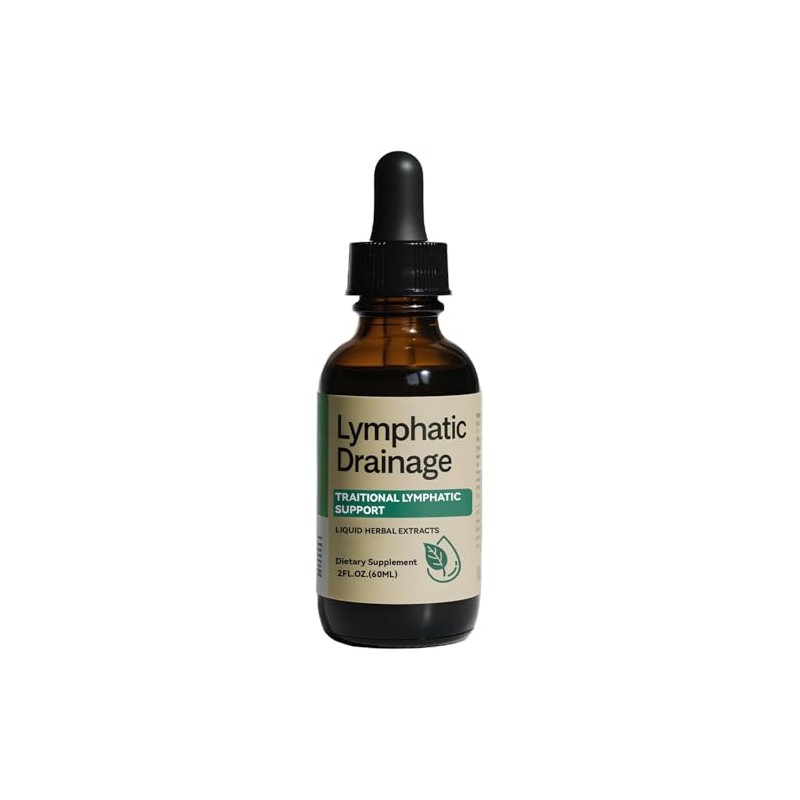 Lymphatic Drainage Drops, 2000mg Herbal Blend with Elderberry & Echinacea