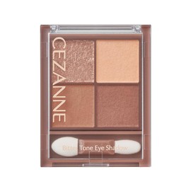 Cezanne Bittertone Eye Shadow 01 Orange Ganache, 0.1 oz (4.5 g), Sheerness Mat, Rich Brown, Powder