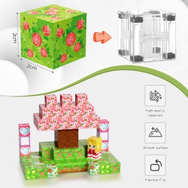 Coolzon Magnetic Building Blocks Blocks 154 Pieces, Magnetic Building Blocks Build Mine Magnets World Set, Montessori Toy & Puzzle Games, Magnetic Toy for Boys and Girls from 3 4 5 6 7 8 9 Years