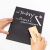 BAZIC Felt Chalkboard Eraser, Wood Blackboard Eraser Cleaner Dustless, Teacher