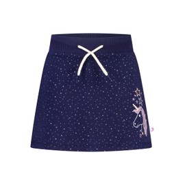 Salt and Pepper Female Girls' Unicorn Skirt, True Navy, EU 104