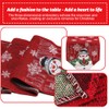 TANCUDER Christmas Table Runner Red Christmas Table Cloth Tablecloth Rectangular