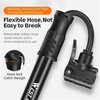 AIMALL 1pc Mini Portable Bike Pump with Flexible Hidden Hose