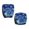 Talayituse Starry Night Print Office Computer Chair Covers, Split Stretchable