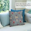 Keebik William Morris Pattern Throw Pillow Covers Decorative Outdoor Soft
