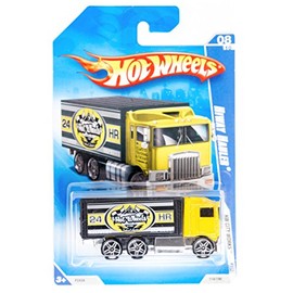 2009 Hot Wheels HW City Works Yellow Hiway Hauler w/ PR5s #114 (8 of 10) 1:64 Scale