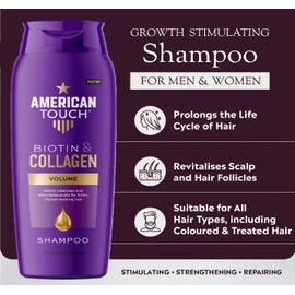 Biotin Collagen Shampoo for Hair Growth 400ml – Thickening Shampoo for Thinning Hair, Promotes Fuller, Stronger, Healthier Hair, Sulfate-Free, Stimulates Scalp for Men & Women