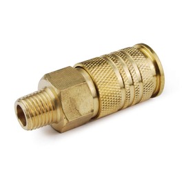 Primefit UC1414MB 1/4-Inch Universal Brass Coupler with 1/4-Inch Male NPT