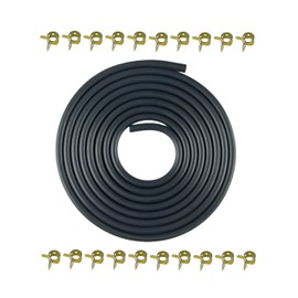 YAMAKATO YAMAKATO 10 Feet 1/8 Inch ID 3.5mm Fuel Line for Honda 95001-35003-60M Lawn Mowers Snow Blowers Predator Generac Mini Bike ATV Generator Small Engines Gas Line w/ 20 Clamps