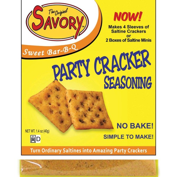 Savory Saltine Seasoning, 1.4 Ounce, Sweet Bar-B-Q, 1 Pack