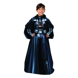 Starwars Comfy Throw Blanket with Sleeves, Youth - 48 x 48 Inches, Being Darth Vader