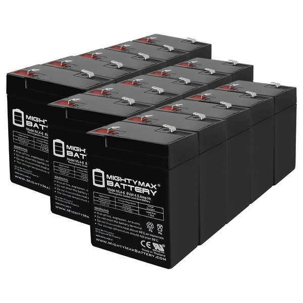 Mighty Max Battery 6V 4.5AH SLA Battery Replacement for Ritar RT645-15 Pack