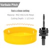 Acekit 7 inch Hole Saw With 7/16 Arbor HSS Bi-Metal