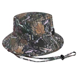 Camo Mens Wide Brim Golf Bucket Cooling Sun Hat M Size UV Protection Camouflage Boonie Sunhat Summer Hiking Outdoor Fishing Safari SPF50