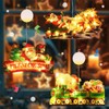 Lemical Christmas Window Decorations Lights with Suction Cup 3 Pcs
