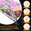 Yerliker 8 hojas Dia De Los Muertos Decoraciones, calcomanías para