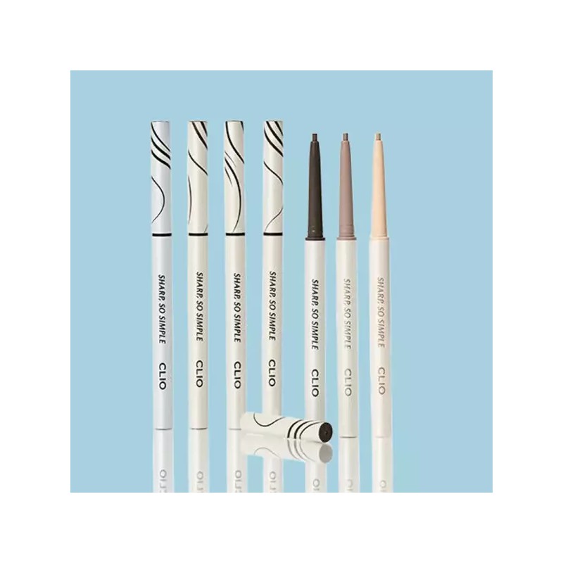 Clio 클리오 샤프 쏘 심플 워터프루프 펜슬라이너 [10 카카오브라운+1개] Clio