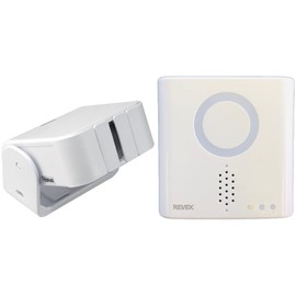 Revex XPN Series XPN750A Wireless Chime Transmitter/Receiver Set, Rainproof, Motion Sensor, For Additional Use, Security, Nursing, 64 Types of Chime Sounds