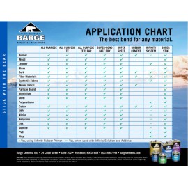 Barge All Purpose Cement / Barge Infinity / Quart / Pint - Barge All Purpose Quart