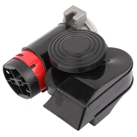 Scitoo Black Air Reservoir 12V 150db Horn Air Tank, Air Horn Compressor for Bus ATV Motorcycle Van Truck