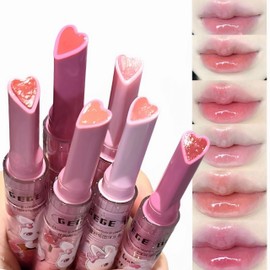 Lipstick Cute High Coloring Lip, Glitter Lip, Rom, Gloss, Transparent, Anti-Fall Lipstick, Cute Cosmetics Moisturizing, Glitter, Colored Lip, Glossy, Long Lasting, Long Lasting, Korean Cosmetics Li