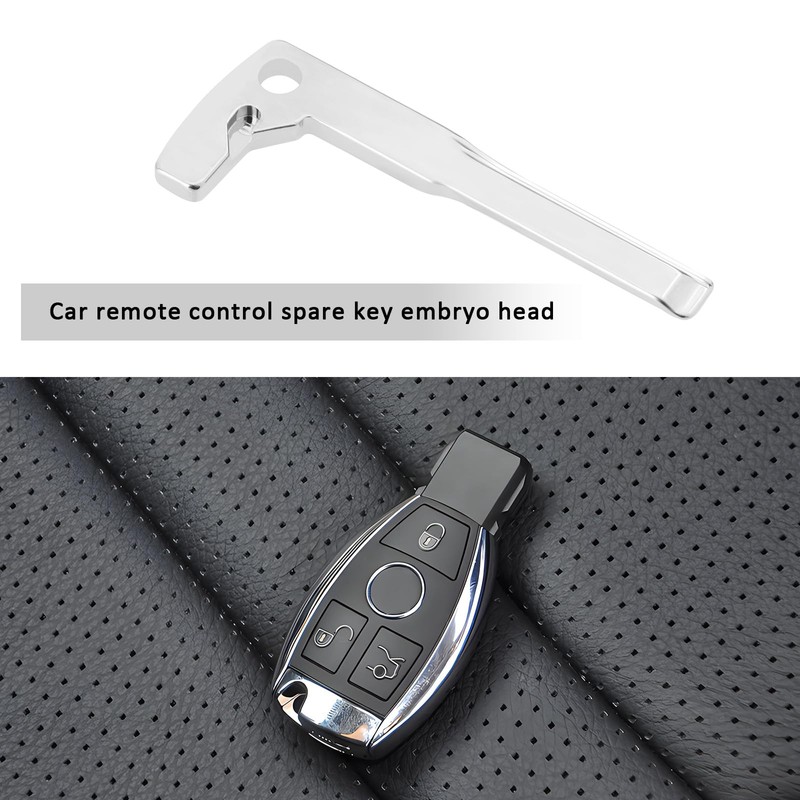 Micro Traders 2Pcs Car Key Blade Blank Vehicle Smart Remote
