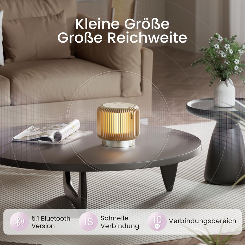 COLSUR Bluetooth Speaker, Bluetooth Speaker with Night Light