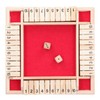 Wooden Number Board Dices Game Set Toy for 4 People