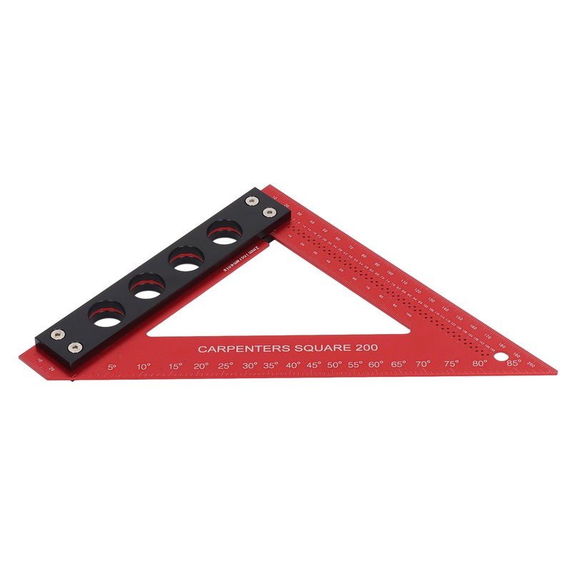 Carpenter Square Precise Aluminum Alloy Multifunctional Woodworking Scribe Ruler Square